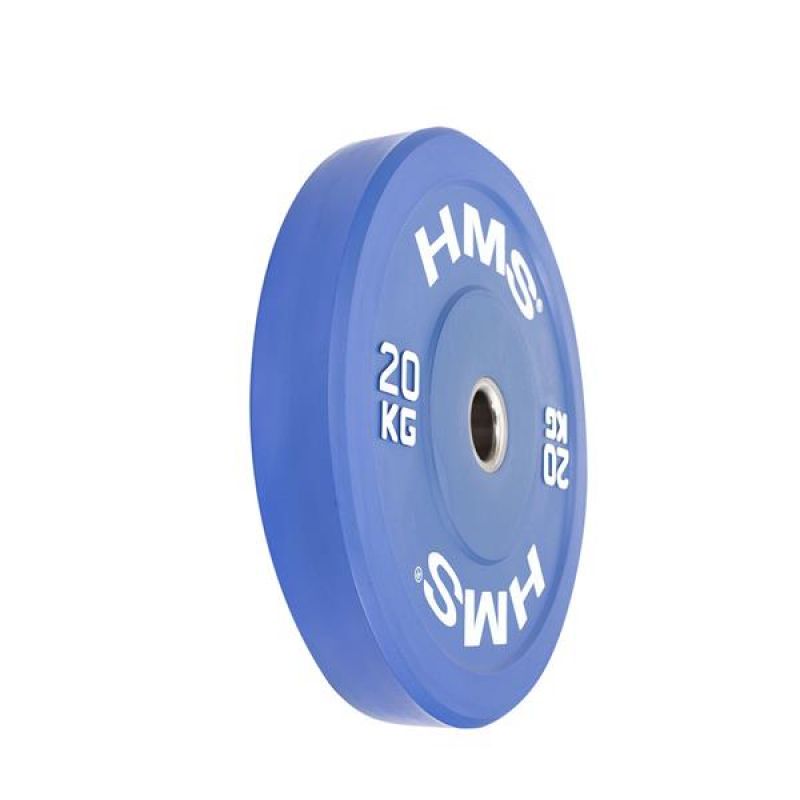 HMS BLUE BUMPER Olympic plate 20 kg CBR20 Accessories/Training equipment Your Sports Performance