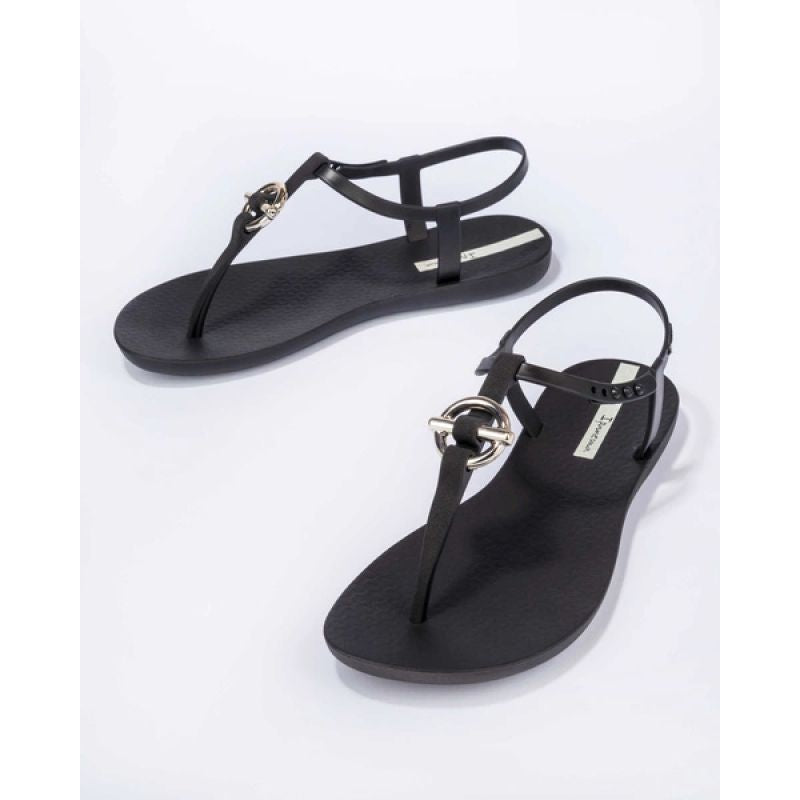 Ipanema Sandal Class women's flip-flop sandals fashionable black with gold In preparation Your Sports Performance
