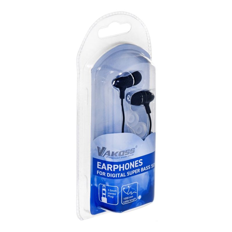 VAKOSS LT-437EX headphones (in-ear; NO; black In preparation Your Sports Performance