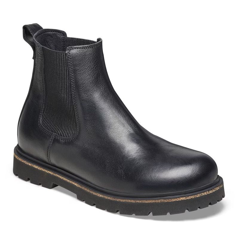 Birkenstock Highwood Slip On M LENA Black men's Chelsea boots made of genuine leather (1025764) In preparation Your Sports Performance