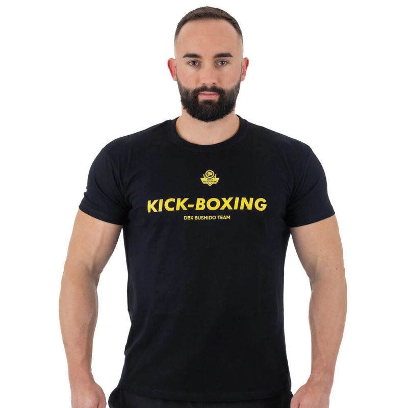 Cotton T-shirt "Kick-boxing" - M ODZIEŻ - Koszulki treningowe Your Sports Performance