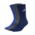 Adidas Cushioned Sportswear Crew 3P Socks Navy, Gray, Blue KQ6762