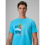 Men's regular printed T-shirt 4F 4FRSS26TTSHM4303-33S 4f