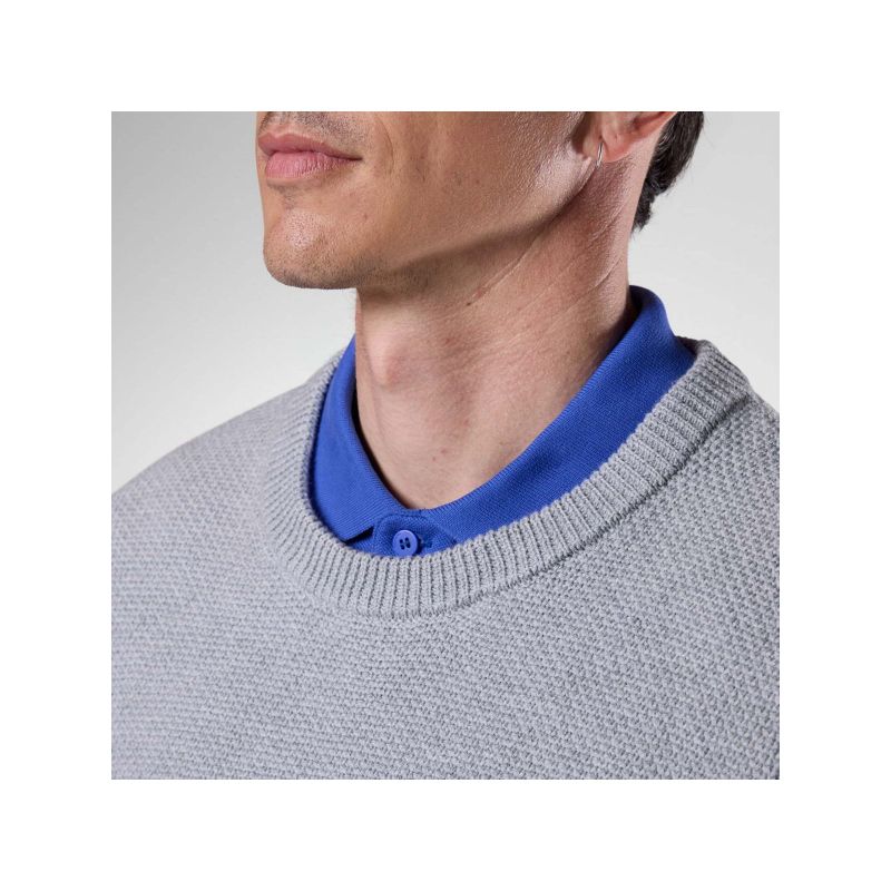 ROSSIGNOL M Knitted Cn Sweater Gray