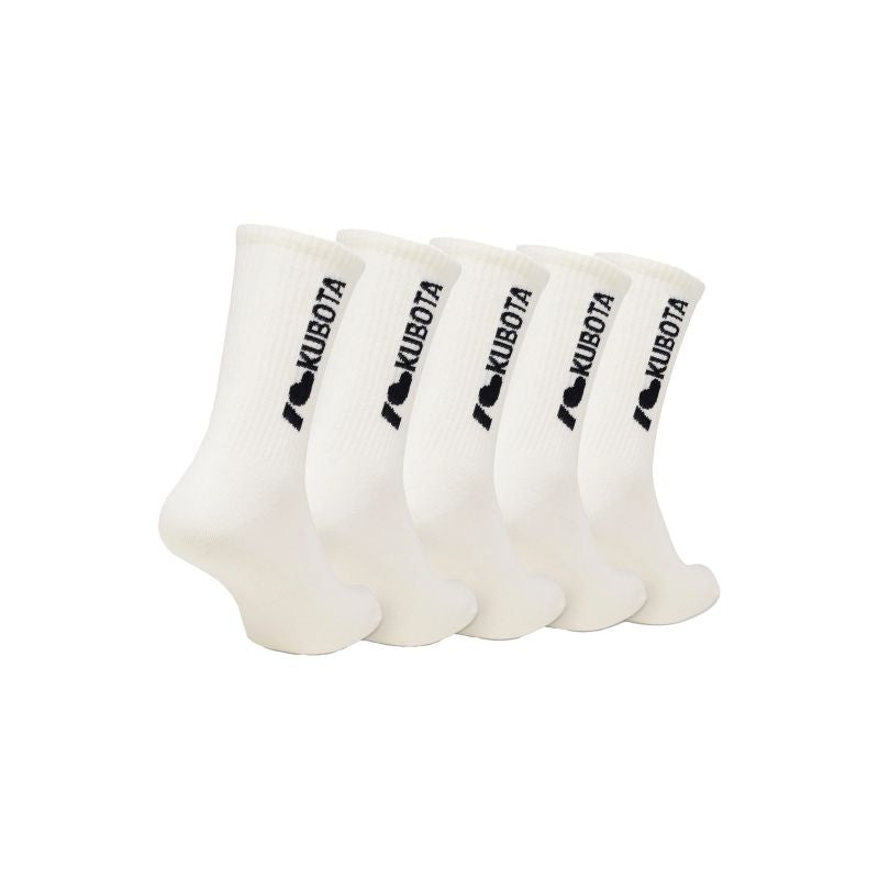 Kubota 5-pack of i love kubota socks cream K25SS-300-002-01-5 Kubota