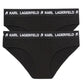 Karl Lagerfeld Logo Hipsters Set W 211W2125 underwear set Clothing/Lifestyle/Bielizna damska Your Sports Performance