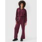 Women's velour sweatshirt without a hood, 4F 4FRAW24TSWSF2054-60S *Kategoria tymczasowa Your Sports Performance
