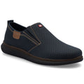 Men's navy blue slip-on shoes Rieker 10452-14 Rieker