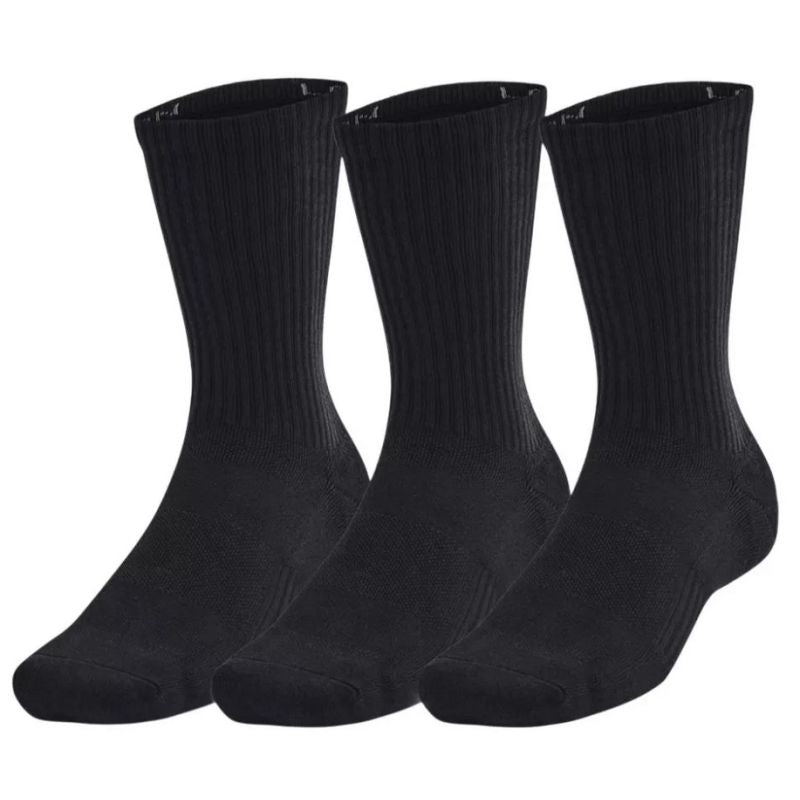 Under Armour TC 3pk Crew Socks 1386311 001 Under Armour