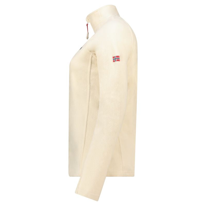 Geographical Norway Women’s Fleece Jacket TUG FZ OFF WHITE DB LADY 268 (WA1722F/GN-OFF WHITE)