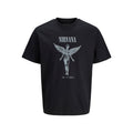 Jack & Jones t-shirt Nirvana JPRBLUNIRVANA SS TEE 12287521 BLACK To be categorized Your Sports Performance