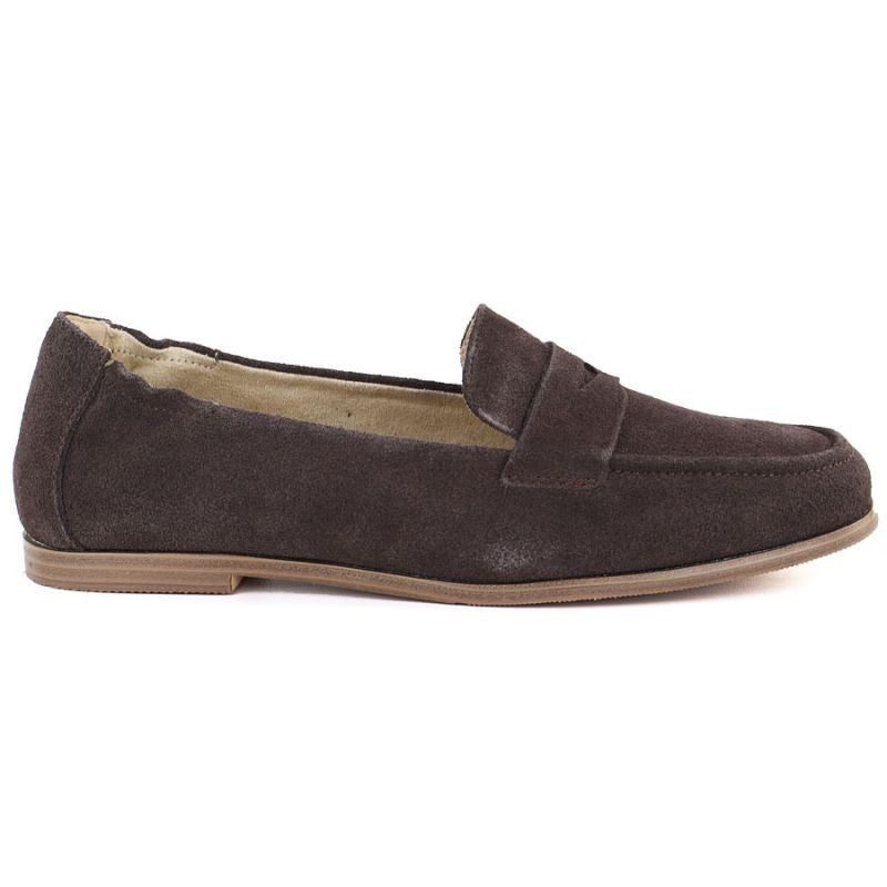 Women's brown suede leather moccasins Vinceza 18122 To be categorized Your Sports Performance