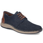 Rieker 05226-14 navy blue openwork leather shoes To be categorized Your Sports Performance