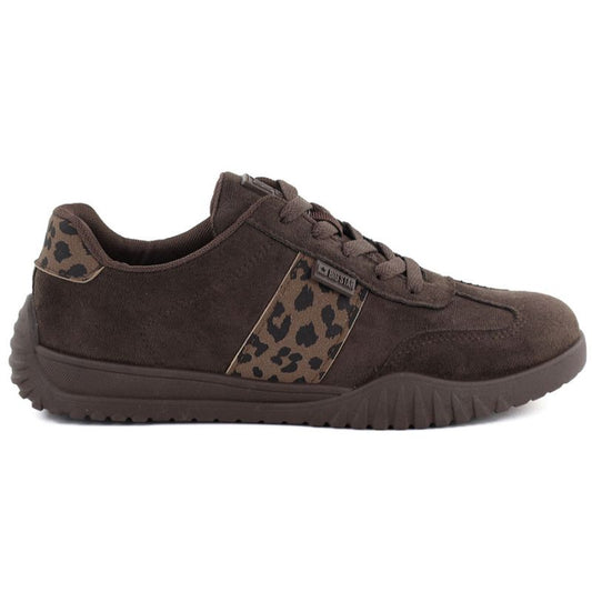 Women's brown suede sneakers Big Star TT274265 Big Star