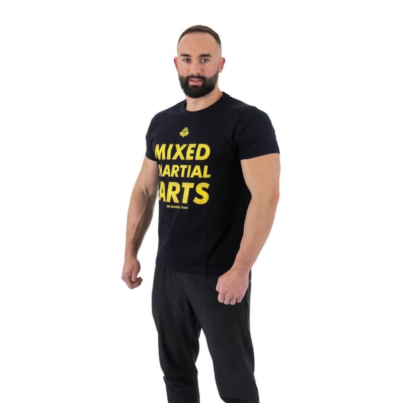 Mixed Martial Arts Cotton T-shirt - M ODZIEŻ - Koszulki treningowe Your Sports Performance