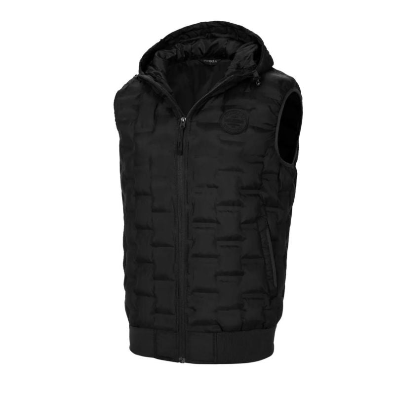 Men's black Pit Bull Eclipse Hooded vest - 5240129 Odzież/Odzież na co dzień Your Sports Performance