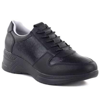 Women's sports shoes classic black M.Daszyński MR24129 M. Daszyński