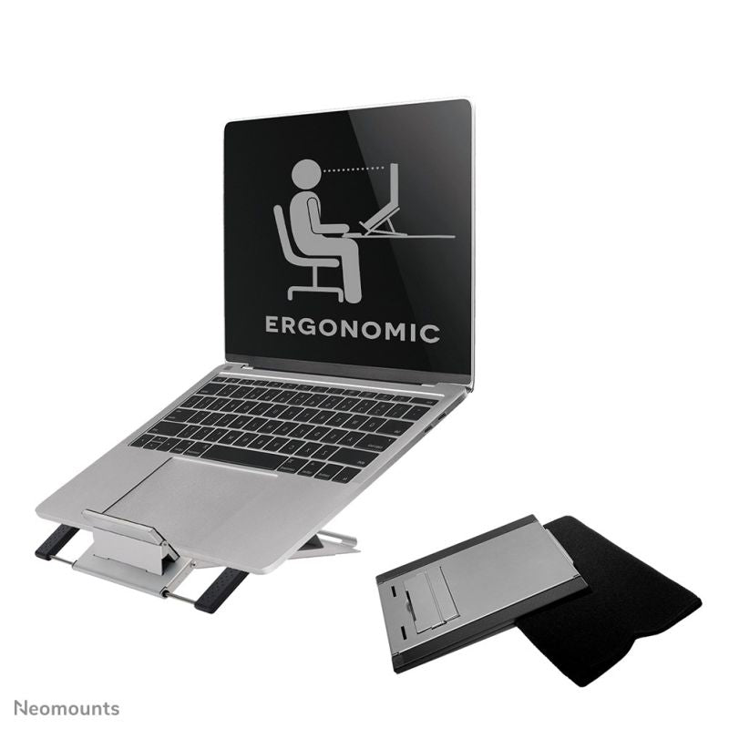 Neomounts NSLS100 Laptop Stand Swing Shelf for Notebook Silver 55.9 cm (22") Chłodzenie/Podstawki pod notebooki Your Sports Performance