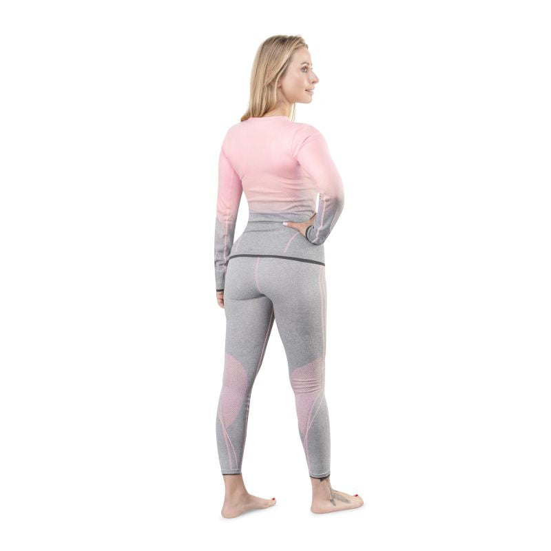 Thermoactive underwear Spokey Flora Set Lady Termo SM VT W 6114300000 gray and pink Clothing/Outdoor/Alpinus Your Sports Performance