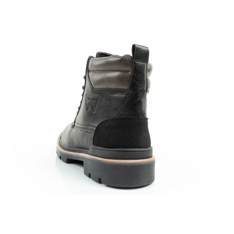 Wrangler Nevada men's shoes Chelsea boots elegant fashionable lace-up black In preparation Your Sports Performance