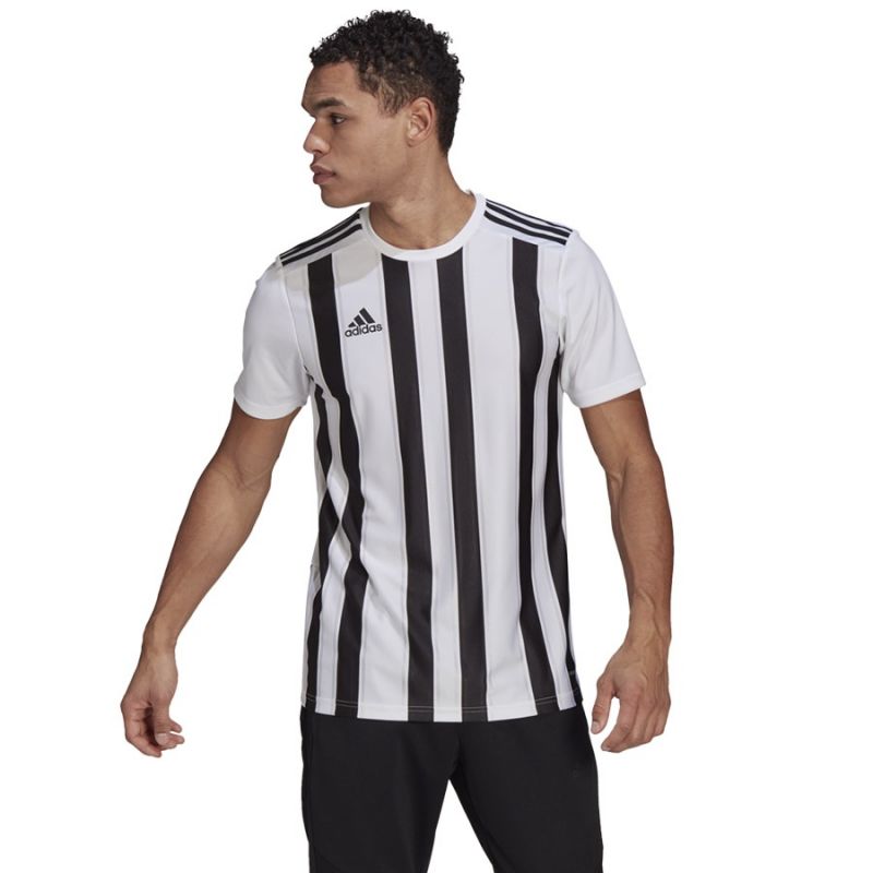 Adidas Striped 21 JSY M GV1377 Tee Clothing/Football Adidas