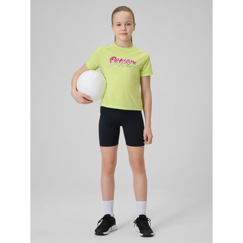 Girls' quick-drying sports T-shirt 4F 4FJRSS26TFTSF2386-45S 4f