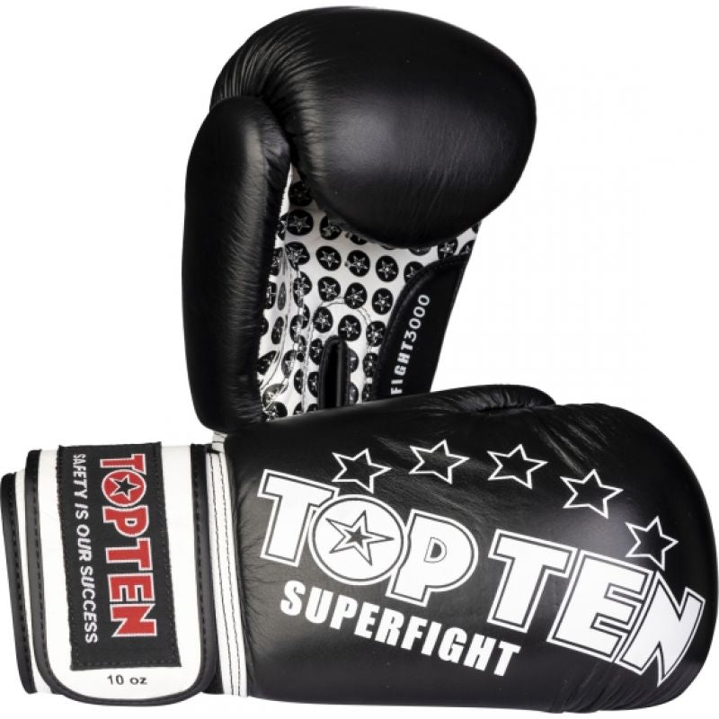 TOP TEN RTT-10 SUPERFIGHT 3000 STARS Boxing Gloves (WAKO APPROVED new) In preparation Your Sports Performance