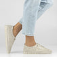 Beige leather shoes with elastic bands Filippo DP7810 Filippo