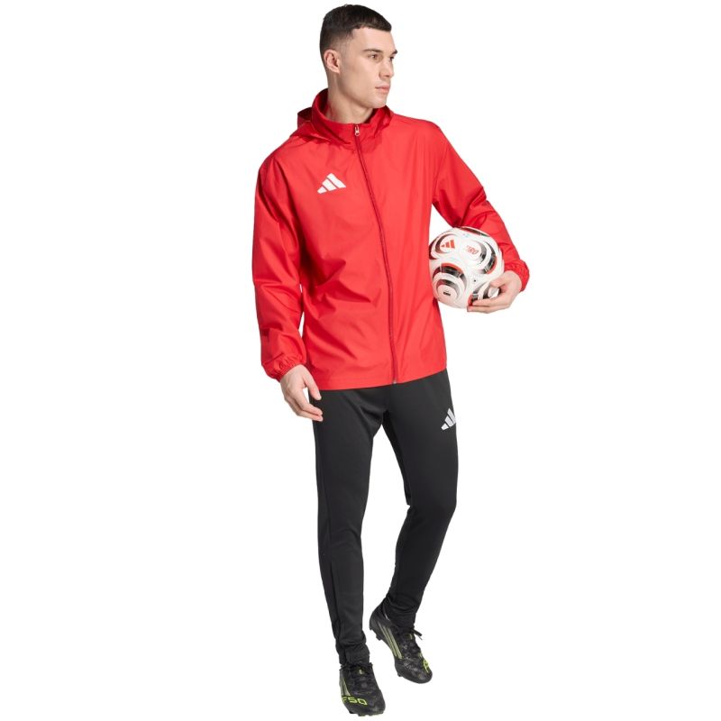 Men's adidas Entrada 26 Multi red jacket KQ9072 Clothing Your Sports Performance