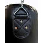 Leather punching bag 140 cm x 40 cm filled - WWS-14040-1H black In preparation Your Sports Performance