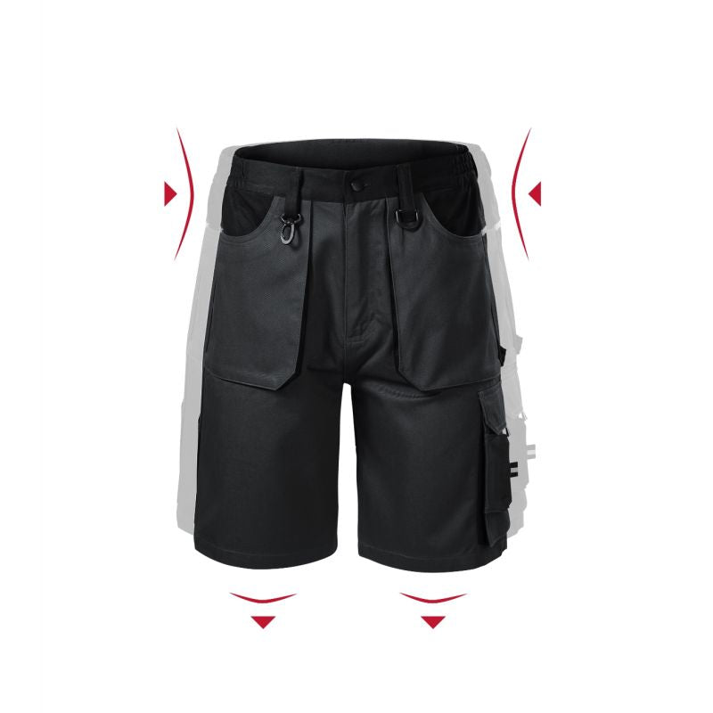 Rimeck Woody M MLI-W0594 ebony gray shorts Clothing/Outdoor/Rimeck Your Sports Performance