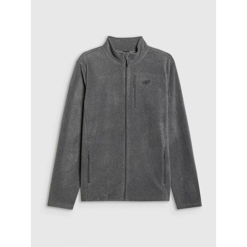 Men's Regular Fit Fleece Jacket with Stand-Up Collar 4F 4FRMM00TFLEM435-23M