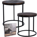 2-IN-1 COFFEE TABLE SET, WOODEN TABLETOP 38/43CM Home and Garden/Equipment Your Sports Performance