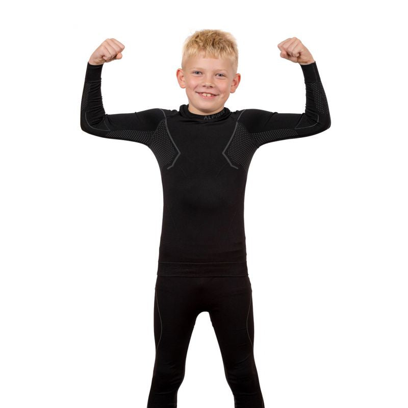 Thermoactive underwear Alpinus Active Set black and gray Jr GT43204 Clothing/Ski/Alpinus Your Sports Performance