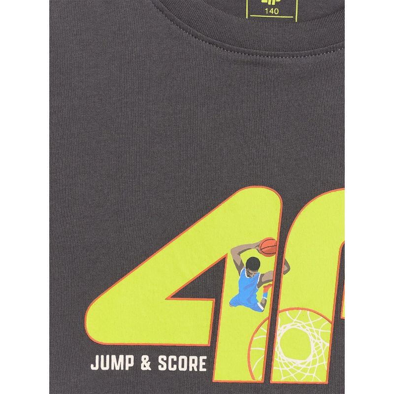 Boy's cotton T-shirt 4F 4FJRSS26TTSHM4280-22S