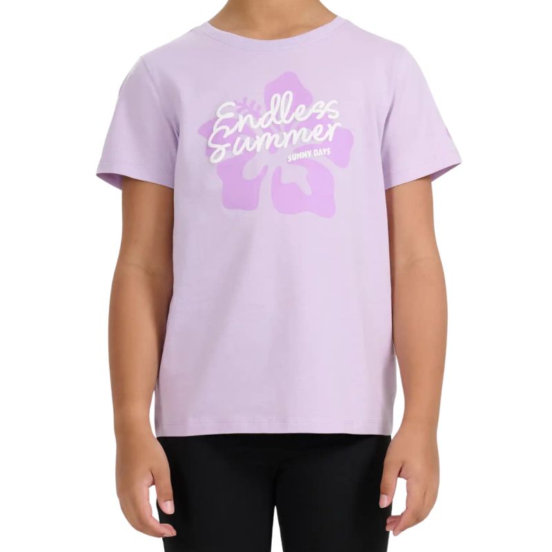 T-shirt for girls 4F F2938 light purple 4FJWSS26TTSHF2938 52S