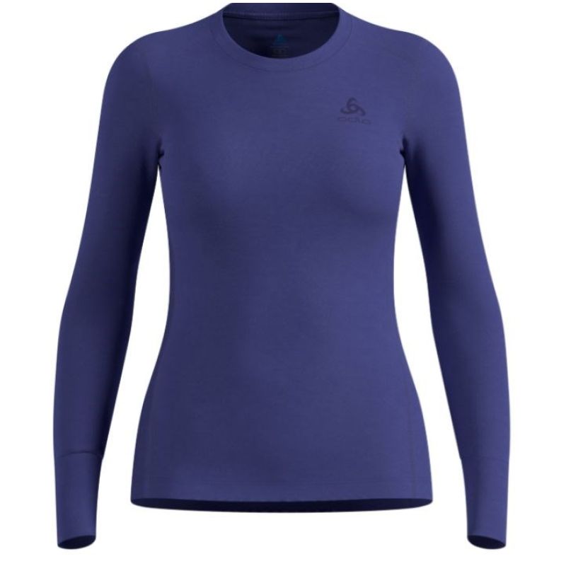 Odlo BL TOP crew neck l/s MERINO 200 long sleeve thermal underwear size S Blue Odzież militarna/Bielizna termoaktywna Your Sports Performance