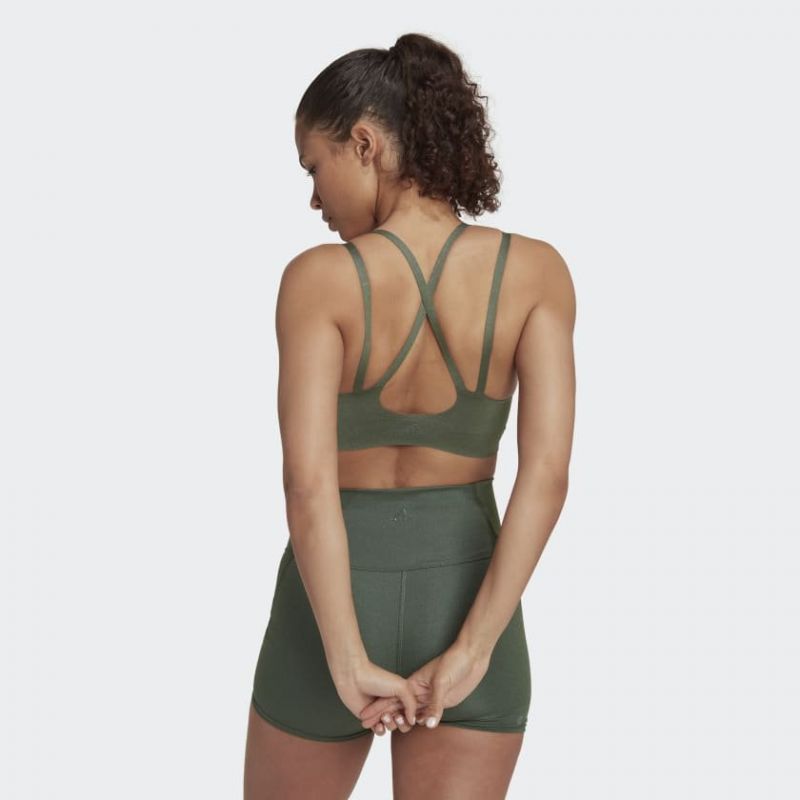 Adidas Yoga Luxe Studio Light-Support Fire Bra W HL8600 Clothing/Running Adidas