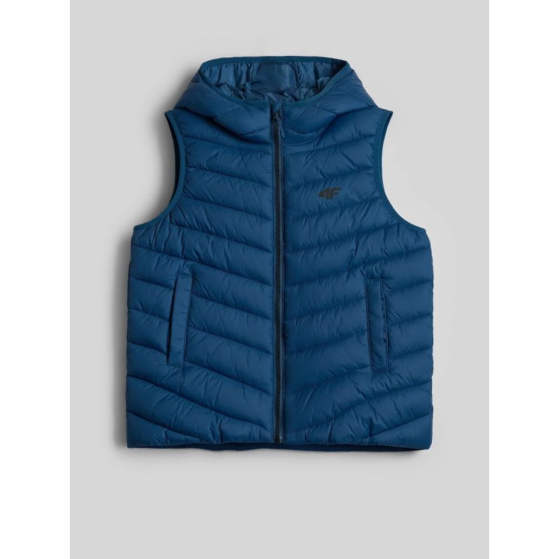 Boy's vest with synthetic filling 4F 4FJRAW26TVJAM431-30S