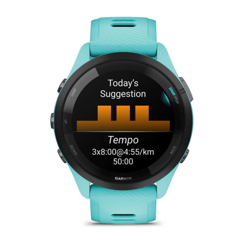 Garmin Forerunner 265 46mm Sky Blue Watch Akcesoria sportowe i turystyczne/Zegarki sportowe Your Sports Performance