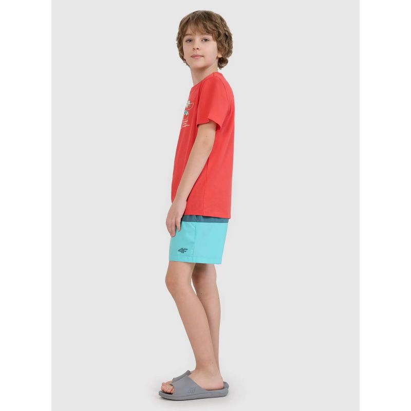 Boys' beach shorts 4F 4FJWSS25UBDSM116-46S *Kategoria tymczasowa Your Sports Performance