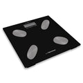 ESPERANZA DIGITAL BATHROOM SCALE WITH BODY FAT MEASUREMENT CHA-CHA BLACK EBS022K AGD - Produkty/Wagi łazienkowe Your Sports Performance