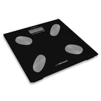 ESPERANZA DIGITAL BATHROOM SCALE WITH BODY FAT MEASUREMENT CHA-CHA BLACK EBS022K AGD - Produkty/Wagi łazienkowe Your Sports Performance