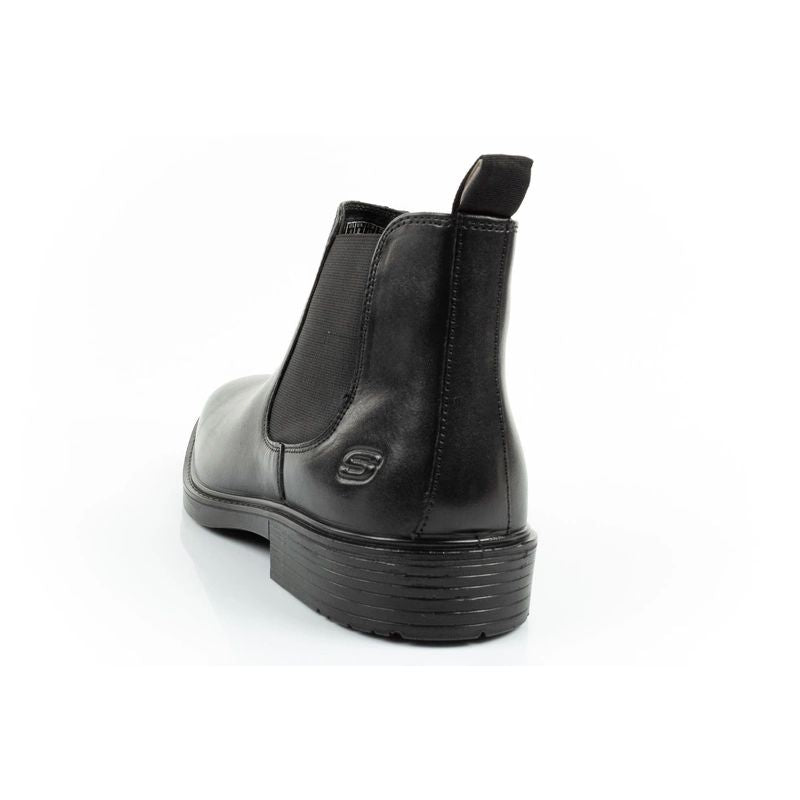 Skechers men's shoes Chelsea boots Miller-Boris elegant leather Skechers