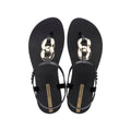Ipanema Sandal Class women's fashionable black and gold flip-flops In preparation Your Sports Performance