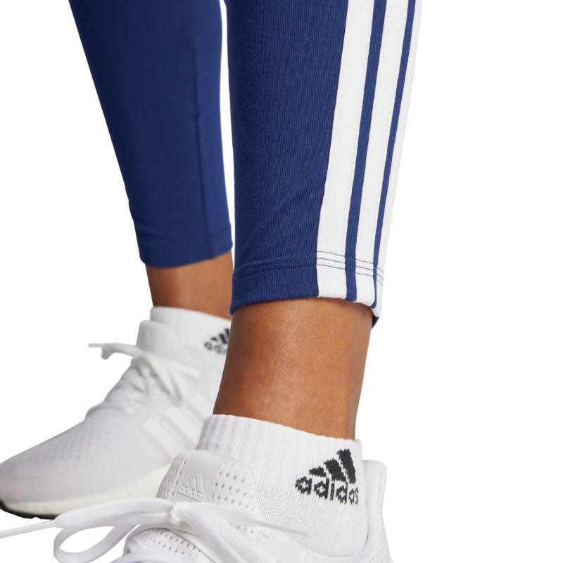 adidas Essentials 3-Stripes Cotton Women's Leggings Dark Blue JE0067