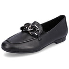Comfortable leather shoes with a chain Remonte W RKR645, black Footwear/Lifestyle/Rieker Your Sports Performance