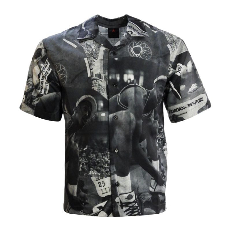 Men's Air Jordan Essentials Printed Camp Top - FV7311-133 Odzież/Odzież na co dzień Your Sports Performance