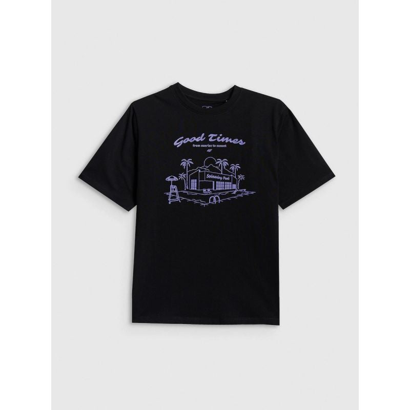 Boy's cotton T-shirt 4F 4FJRSS26TTSHM3907-20S