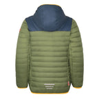 Trollkids Kids Eikefjord Jacket moss/mystic blue/golden yellow (463-331)